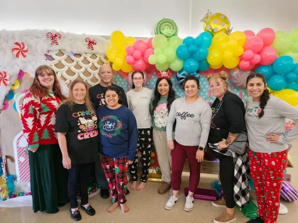 arrow christmas party hosted by brownwood office