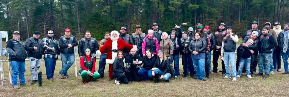 arrow east texas biker group makes christmas special for children in foster care