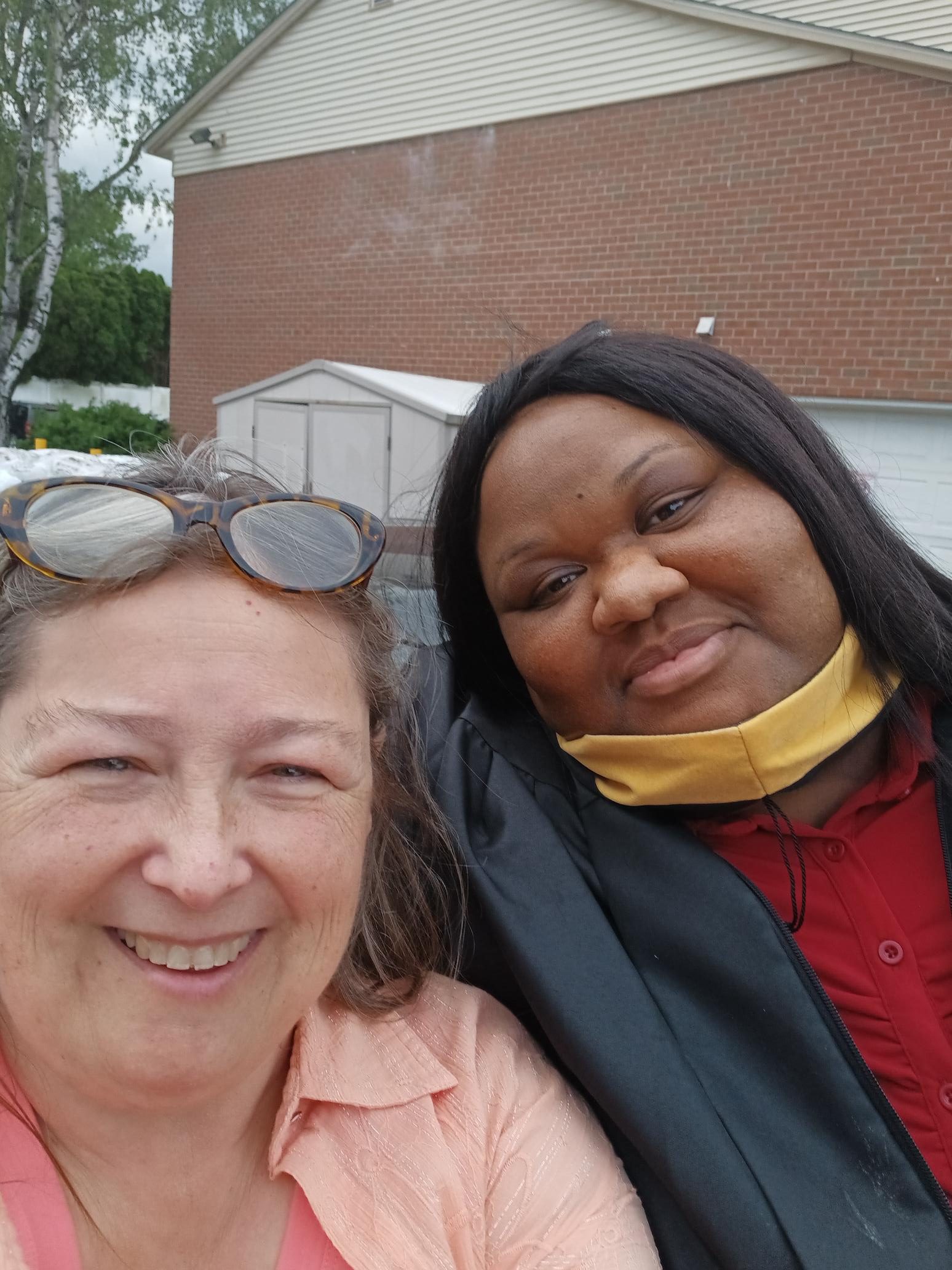 former arrow crossroads client snags masters degree